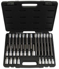 Schraubendreher-Einsätze Steckschlüssel-Set, 1/2"-Antrieb, 30-tlg. 5-19 mm