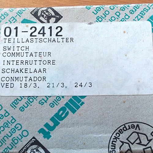 Vaillant teillastschalter - vaillant,