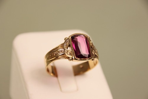Antiker 585 rose gold ring - 585,