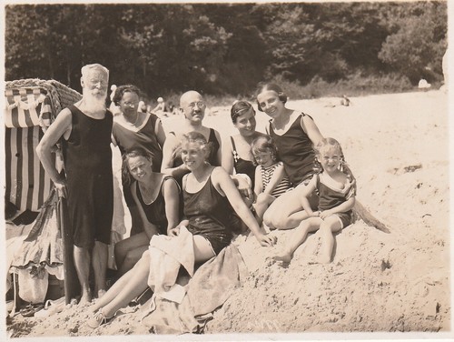 Vintage foto strandfoto - vintage,