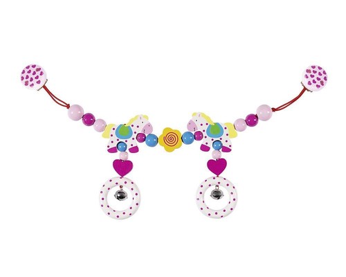 Kinderwagenkette holz baby - kinderwagenkette,