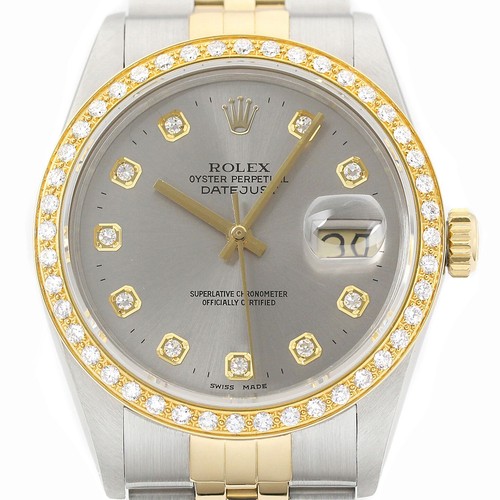 Rolex datejust 18k gelbgold - gelbgold, &