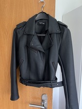 Schwarze Lederjacke Größe S