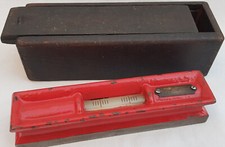 Maschinenwasserwaage Präzisions-Wasserwaage 0,44mm pro Meter im Holzkasten