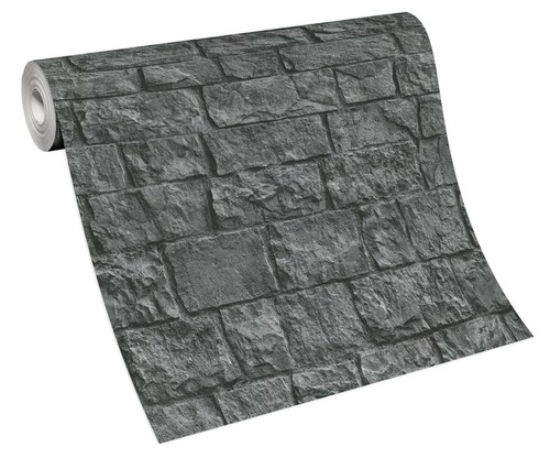 Vliestapete steinmauer - 3d,