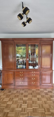 Mahagoni regalschrank - mahagoni,