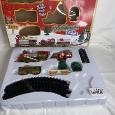 Weihnachtsdekoration Weihnachtstag Zug Licht & Sound L. 283cm. Batterie