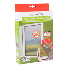 EASY maxx Fenster Moskitonetz Magic Klick,Insektenschutz,Fliegengitter 