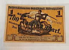 Papiergeld  ALTRAHLSTEDT  100