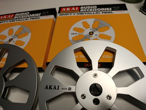 Akai 77m tonband spule - 2x,