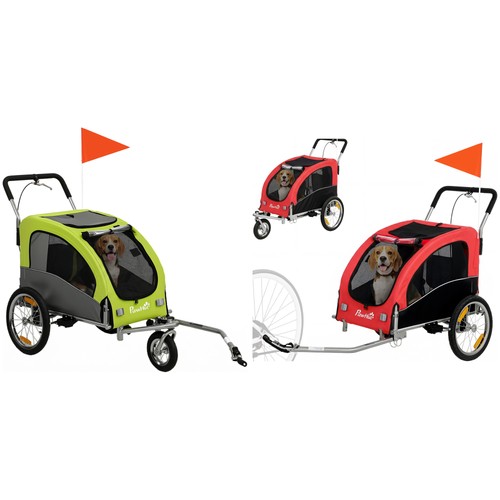 Hundeanhänger für - 2-in-1,