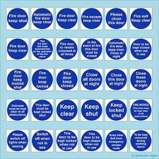 Feuertürschilder / Aufkleber