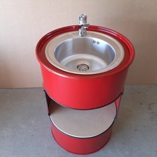 Waschbecken Ölfass  200L Fass  Farbe wählbar nach RAL