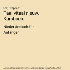 Taal vitaal nieuw. Kursbuch