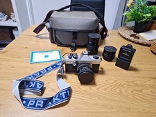 Praktica MTL 5 B, Blitz, 2 Objektive. Mit Tasche. Gebrauchter Zustand