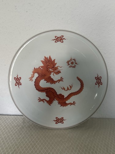 Meissen teller roter - teller, „roter