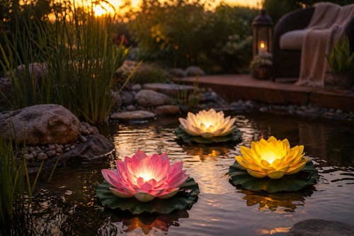 Solar see rose led teichlicht - solar,