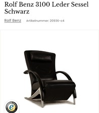 Rolf Benz 3100 Leder Sessel