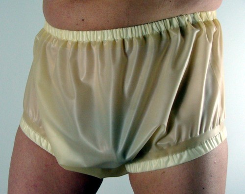 Latex windelhose mit - mit, breitem