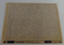 Microfich Teilekatalog Audi 80