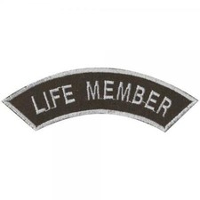Aufnäher life member - life,