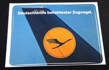 Werbe-Aufkleber Lufthansa