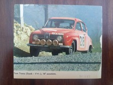 Saab V4, rot, Rally, Abbildung, 1968