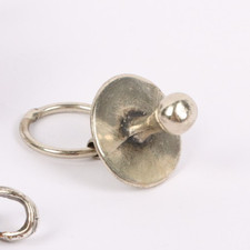 Weihnacht,Christmas,antik,800 Silber,Miniatur Puppe,Cham,Anhänger,Baby Schnuller