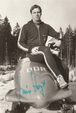 Mario Hoyer: Olympia Bronze 1988 Zweier-Bob DDR-Karte