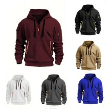 Herren Cargo Hoodie Combat