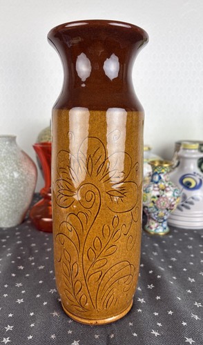 Hübsche bauernvase braun - bauernvase,