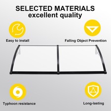 Vordach UV-beständig Haustür