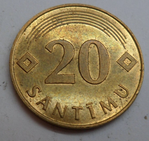 Lettland santimu 1992 - lettland, 20