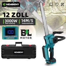 12 Zoll Bürstenloser Motorsäge 18V Akku Kettensäge Ohne Batterie und Ladegerät