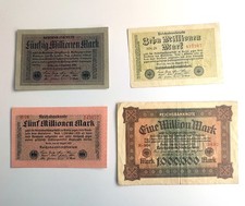 1923 Geldscheine 1 Million, 5