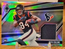 Nico Collins 2021 Panini Phoenix Football RC Patch #RME-NCO Texans 038/199