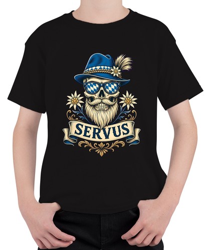 Servus totenkopf bart - totenkopf,
