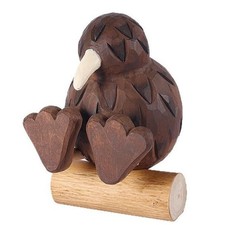 Kiwi Bird Figurine Wooden