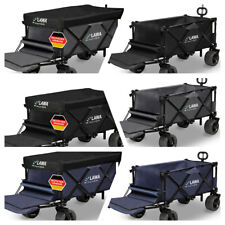 Bollerwagen Handwagen faltbar Dach leicht klappbar Transportwagen Einkaufswagen