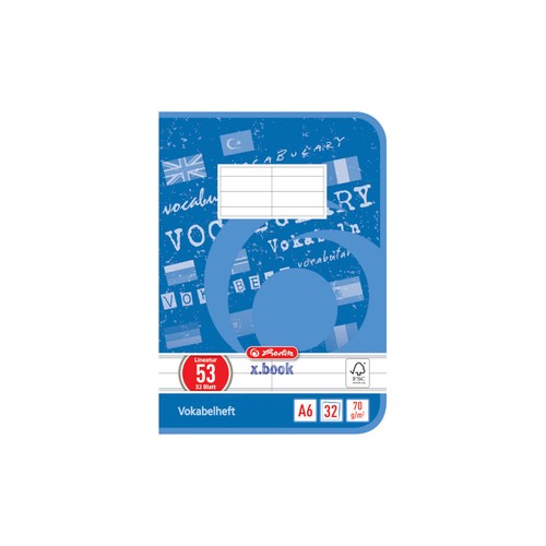 Herlitz vokabelhefte a6 - 10,