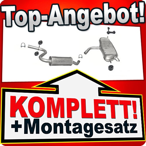 Auspuff für golf 1 - auspuff, vw