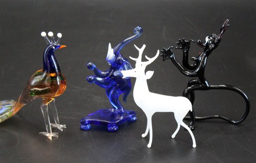 Konvolut alte glasfiguren - konvolut,