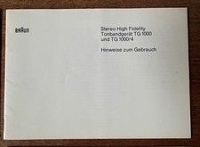 Braun Tonbandgerät TG 1000 -