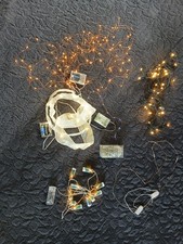 Lichterkette LED Konvolut 11x verschieden warmweiß Schlauch mini mikro kurz lang