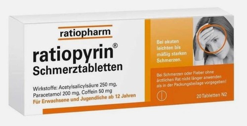 Ratiopyrin schmerztabletten - ratiopyrin®,