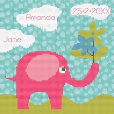 Kreuzstich Geburt Sampler Set