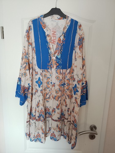 Süßes kleid boho style blau - kleid,