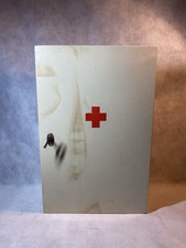 Alter Medizinschrank Holzschrank Medikamenten Aufbewahrung - Befüllt Vintage Rar