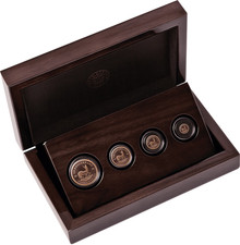 Krügerrand  Gold PP 4 Münzen