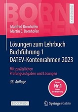 Lösungen zum Lehrbuch Buchführung 1 DATEV-Kontenrahmen Buch Springer Gabler
